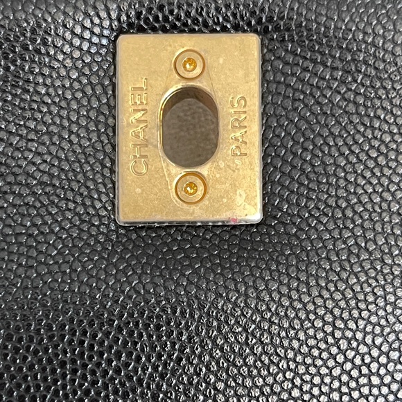 CHANEL SMALL FASHION THERAPY FLAP BAG IN BLACK CAVIAR WITH GHW - Picture 10 of 16